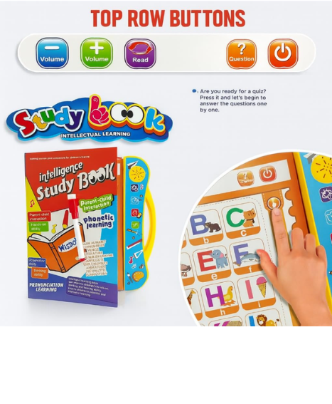 Interactive Sound Learning Book for kids 10 in 1
