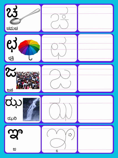 Magic Re-Writable Books 3-in-1 Combo: Kannada + English + Maths