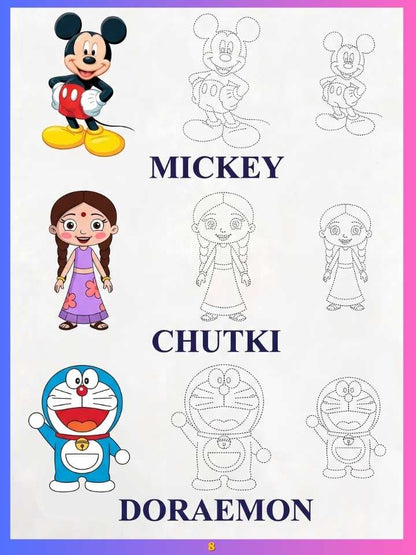 Magic Re-Writable Books 3-in-1 Combo: Kannada + English + Drawing